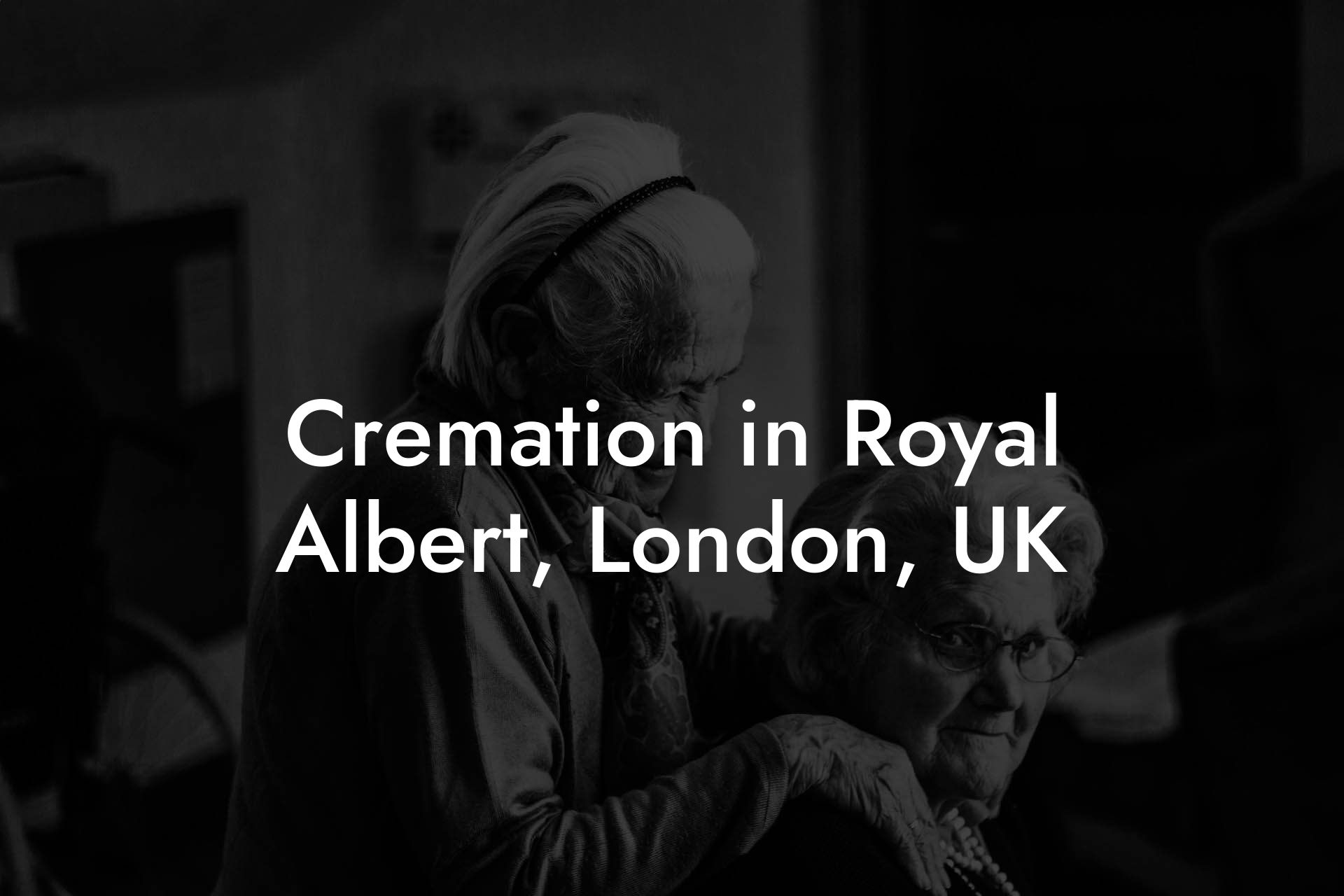 Cremation in Royal Albert, London, UK