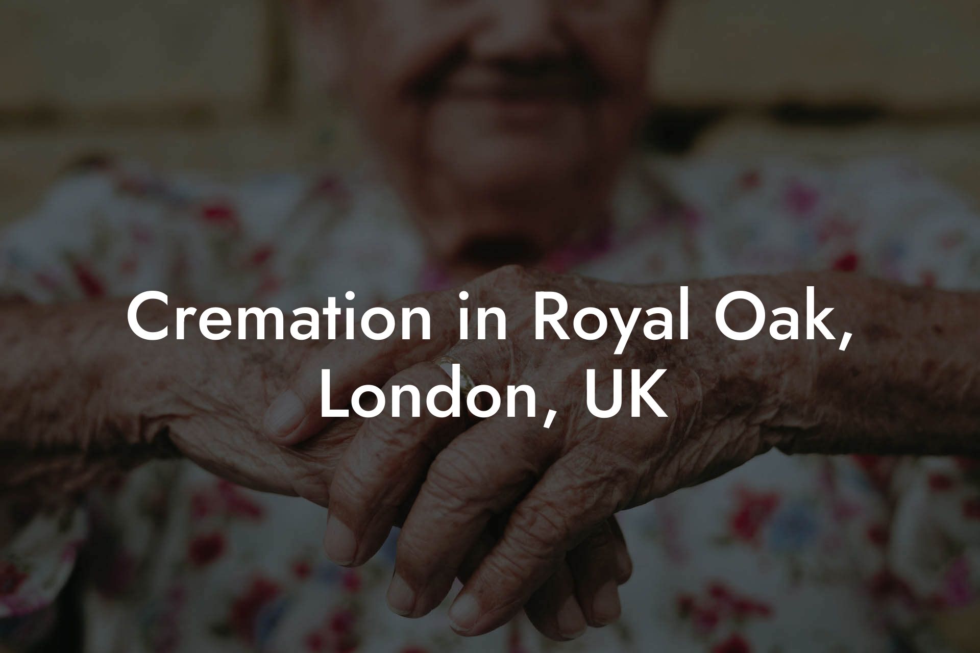 Cremation in Royal Oak, London, UK