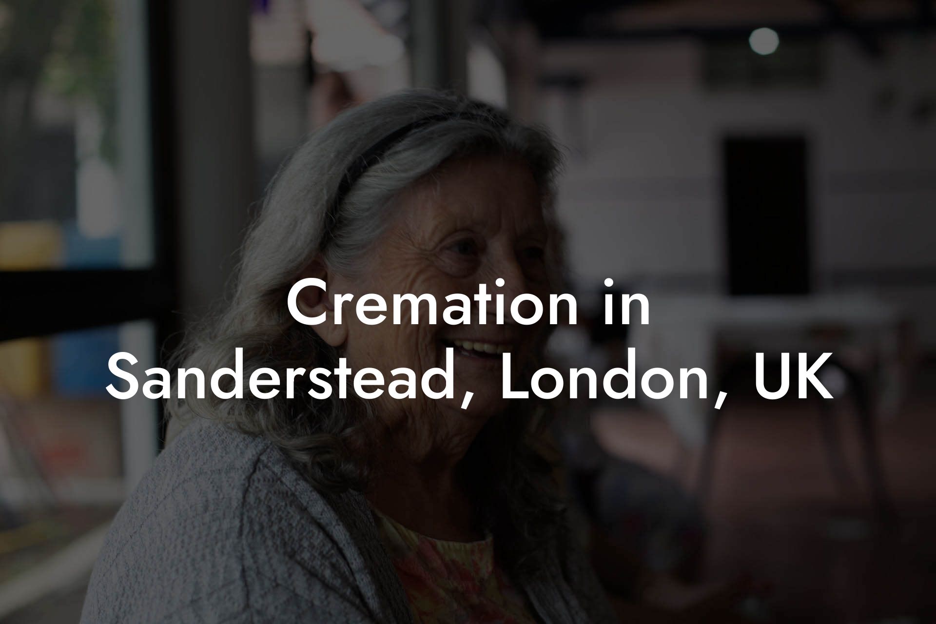 Cremation in Sanderstead, London, UK