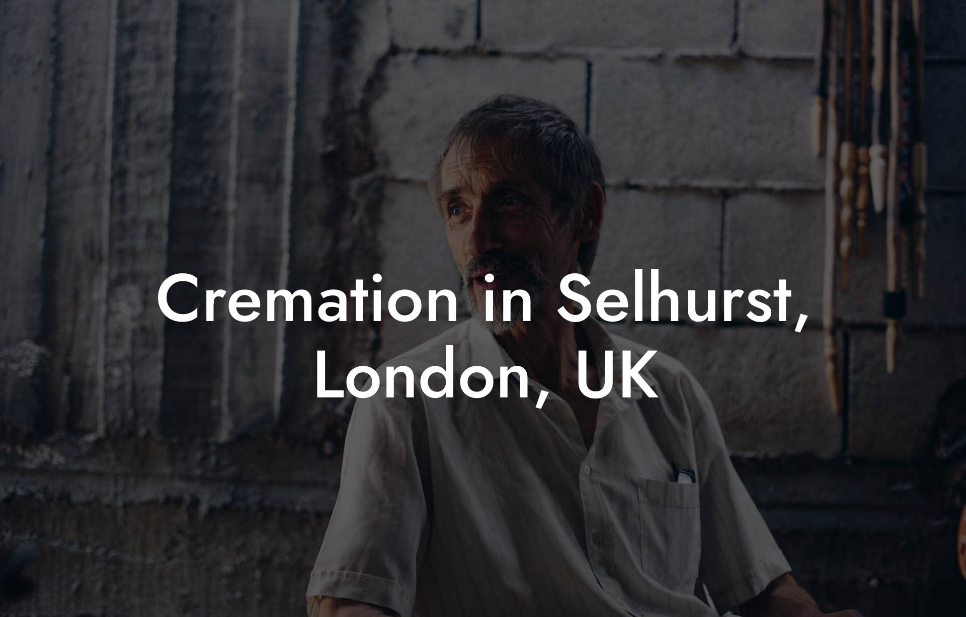 Cremation in Selhurst, London, UK