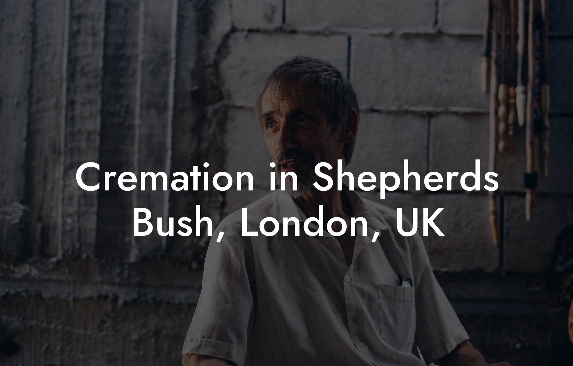 Cremation in Shepherds Bush, London, UK