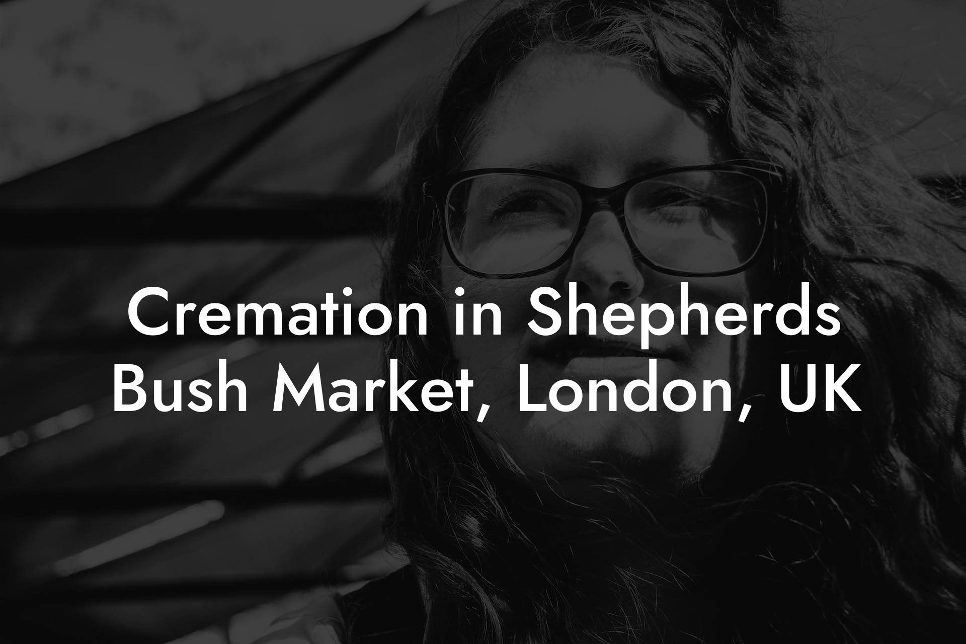 Cremation in Shepherds Bush Market, London, UK