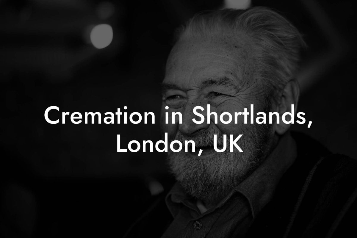 Cremation in Shortlands, London, UK