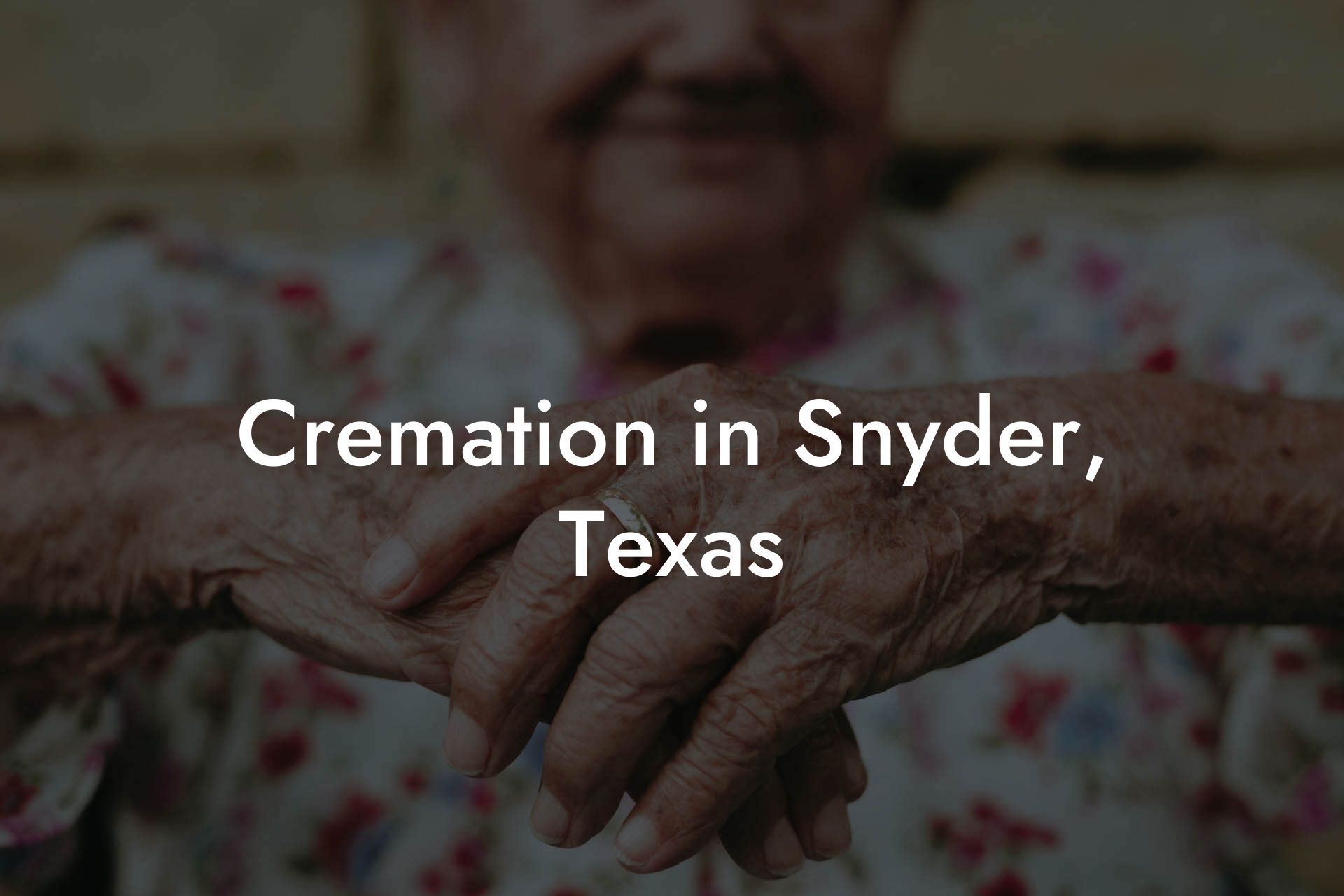 Cremation in Snyder, Texas