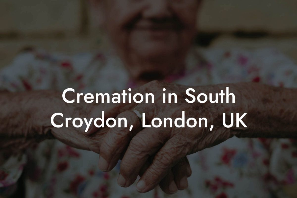 Cremation in South Croydon, London, UK