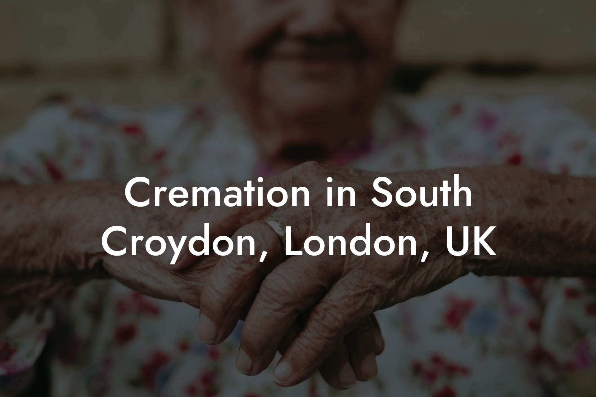 Cremation in South Croydon, London, UK