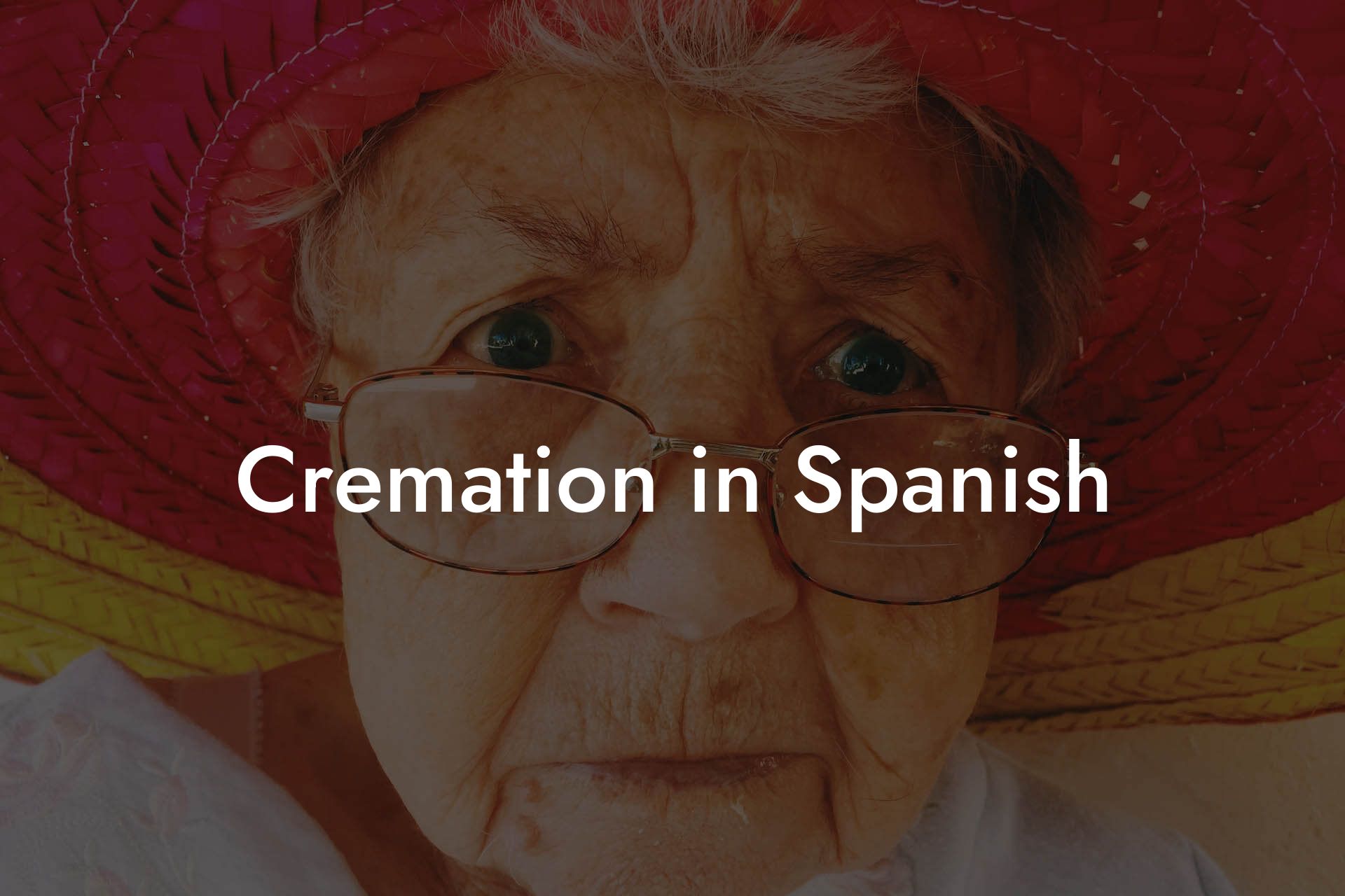 Cremation in Spanish