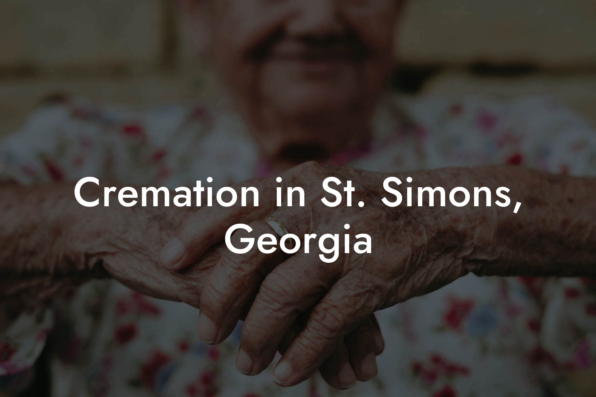 Cremation in St. Simons, Georgia