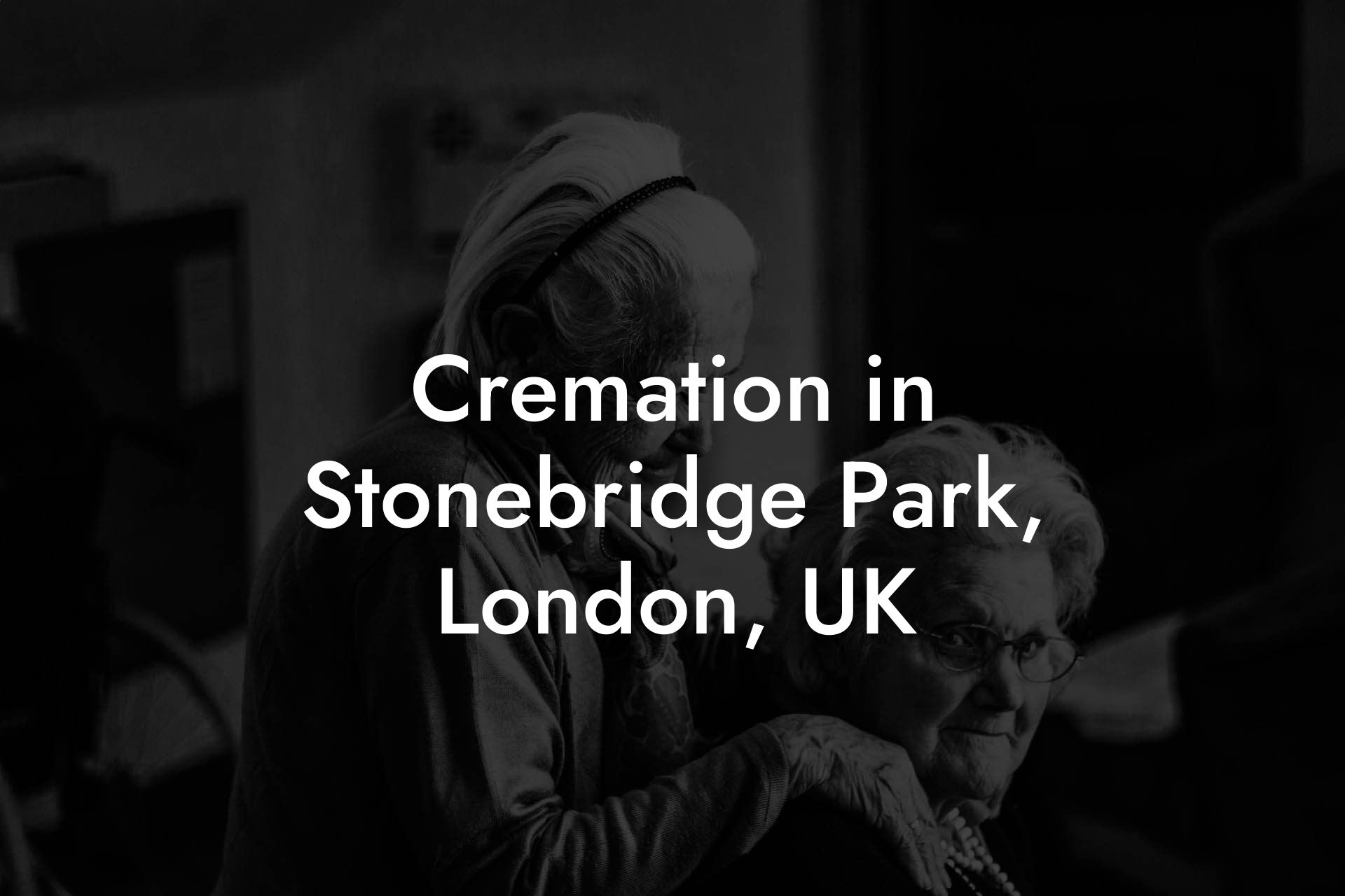 Cremation in Stonebridge Park, London, UK