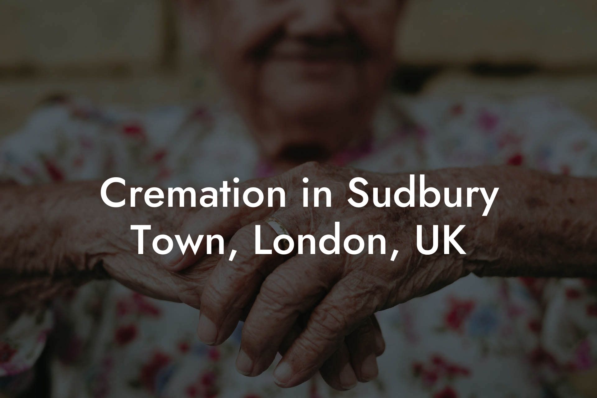 Cremation in Sudbury Town, London, UK