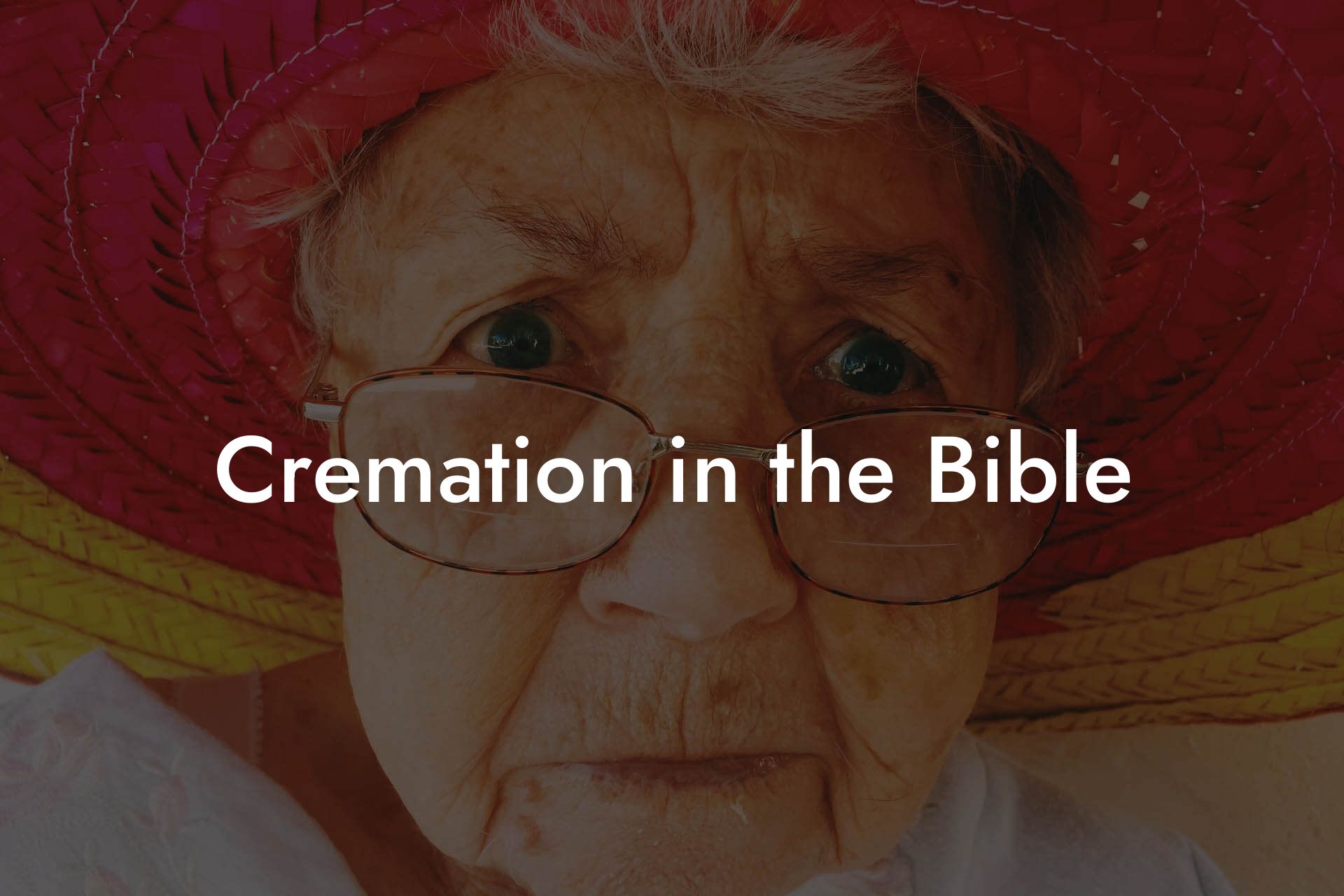 Cremation in the Bible