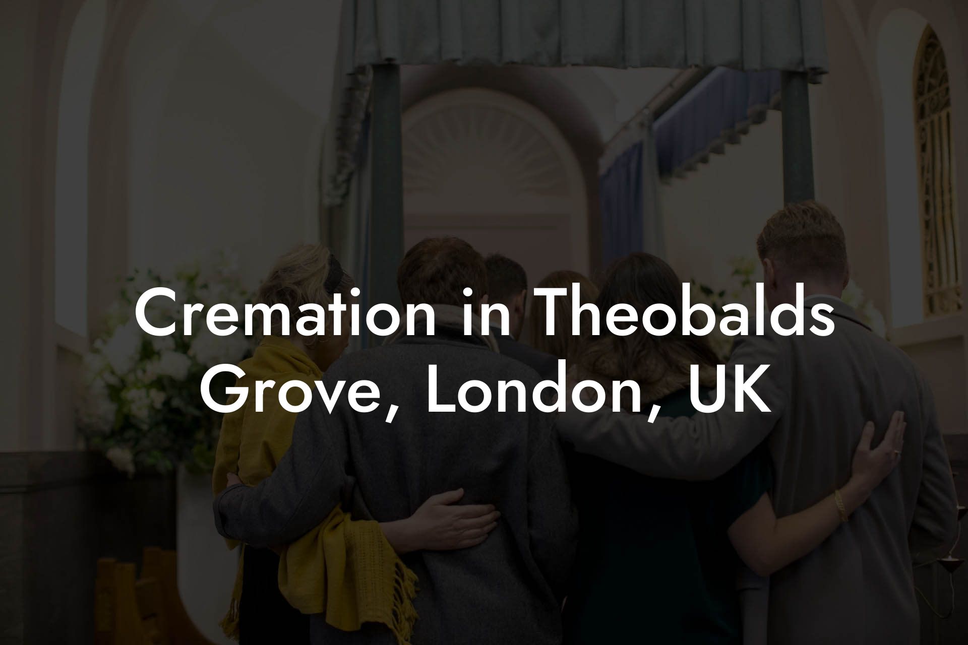 Cremation in Theobalds Grove, London, UK