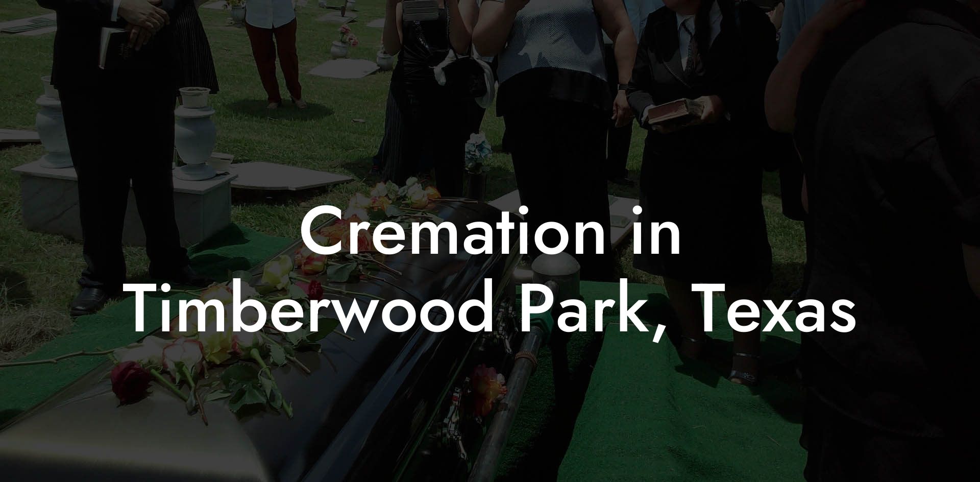 Cremation in Timberwood Park, Texas