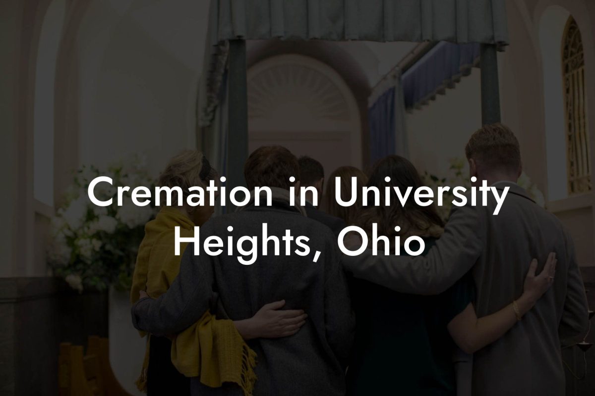 Cremation in University Heights, Ohio