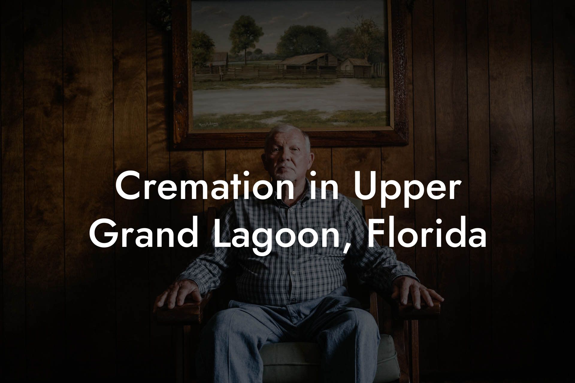 Cremation in Upper Grand Lagoon, Florida