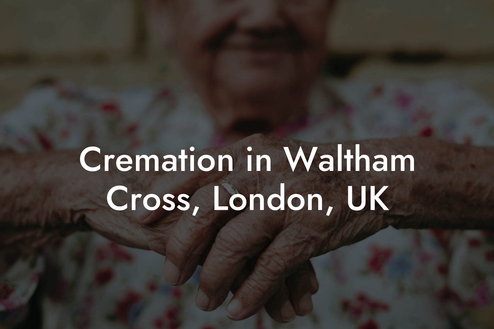 Cremation in Waltham Cross, London, UK