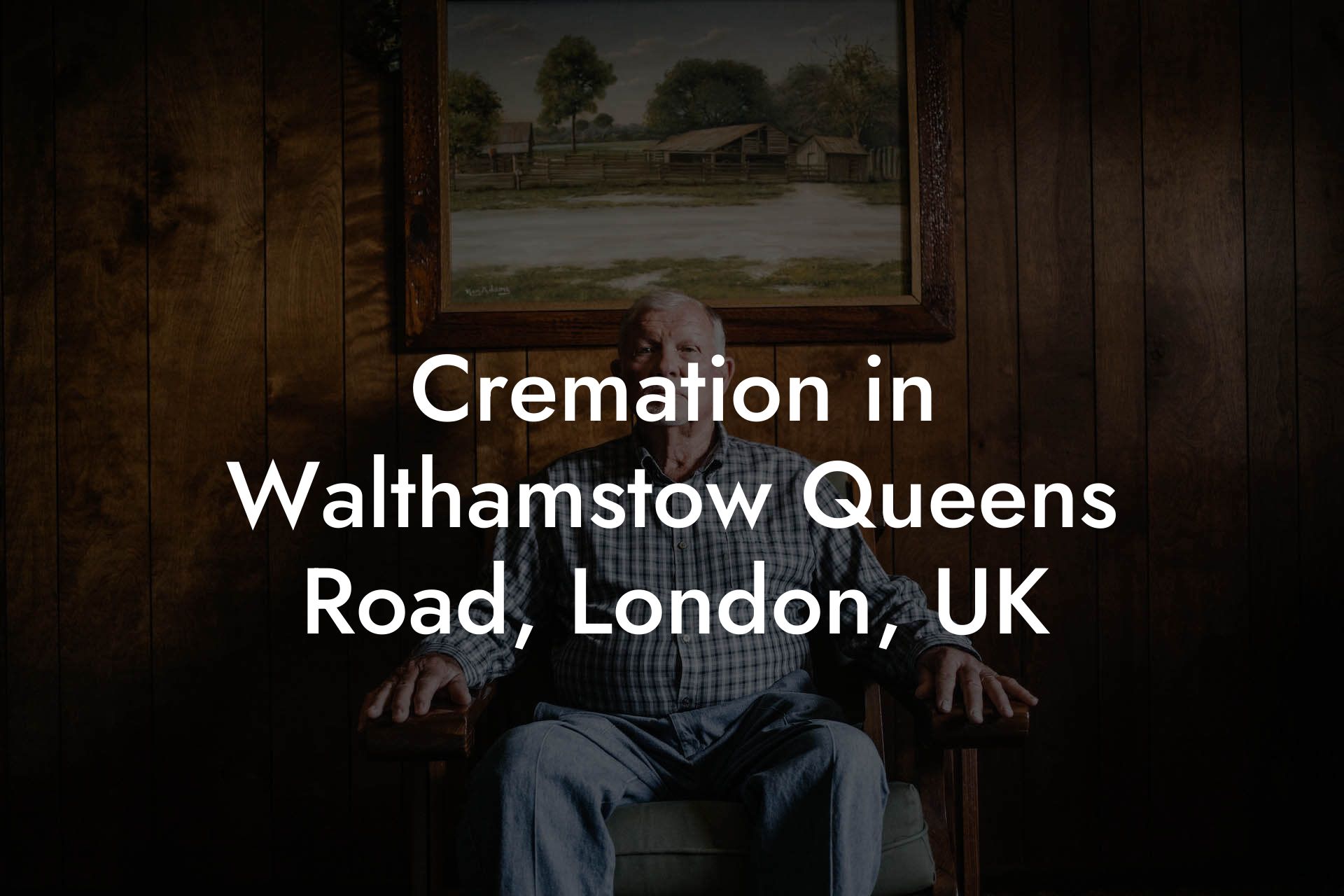 Cremation in Walthamstow Queens Road, London, UK
