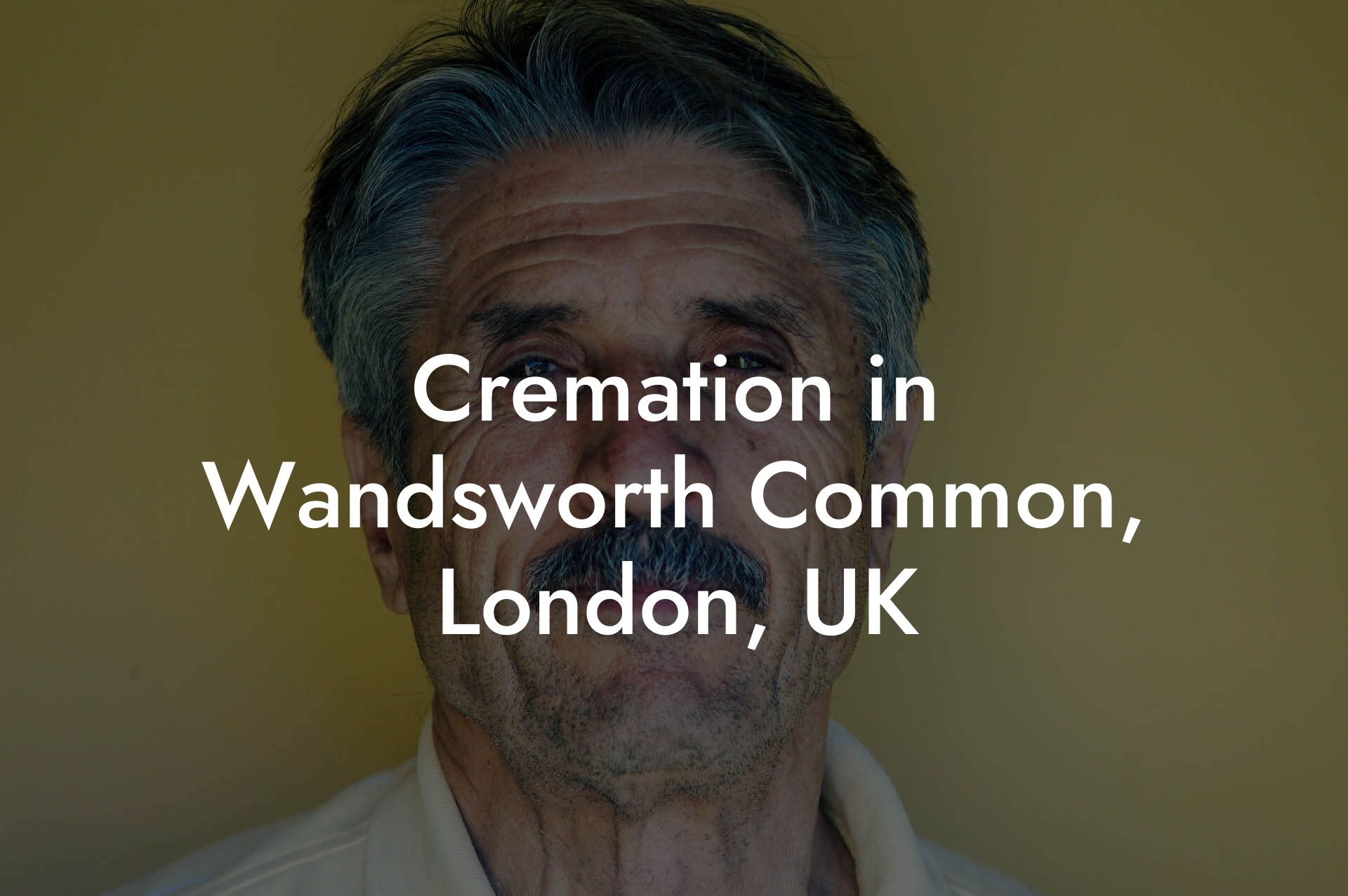 Cremation in Wandsworth Common, London, UK