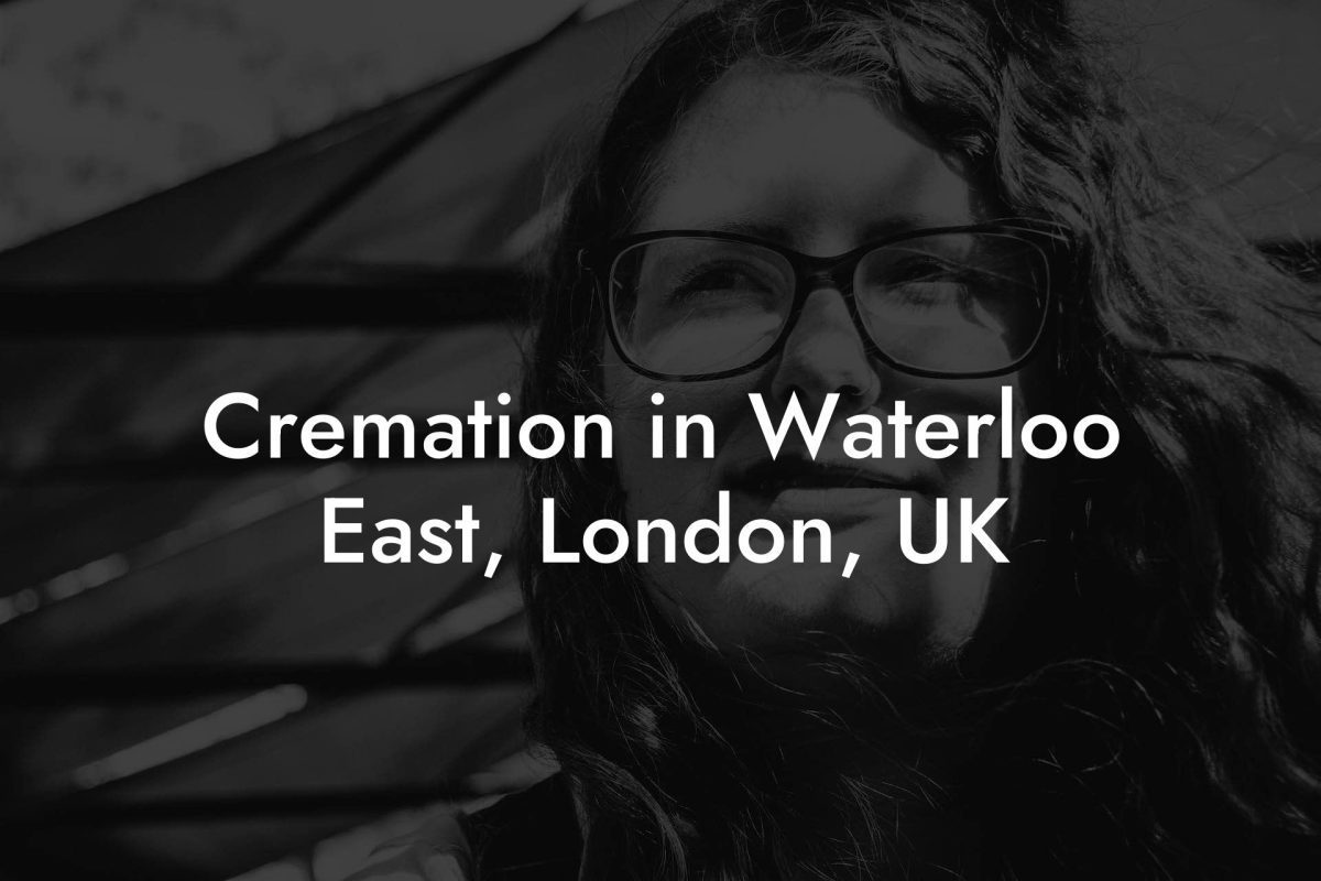 Cremation in Waterloo East, London, UK