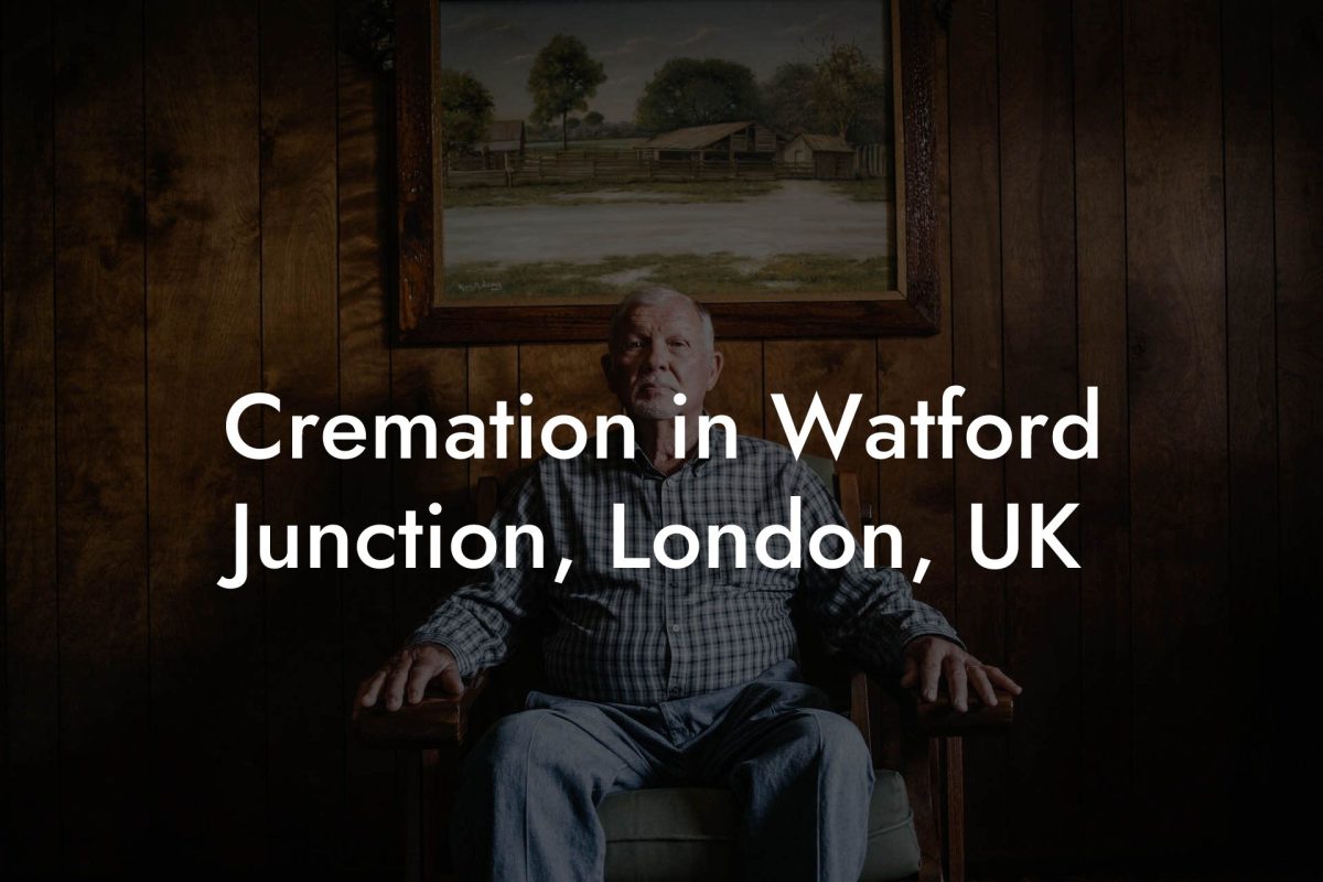 Cremation in Watford Junction, London, UK