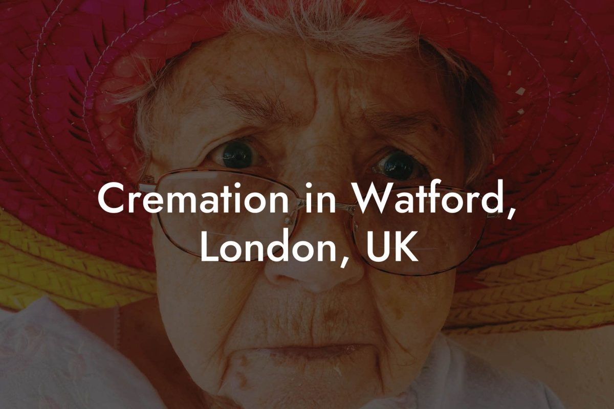 Cremation in Watford, London, UK