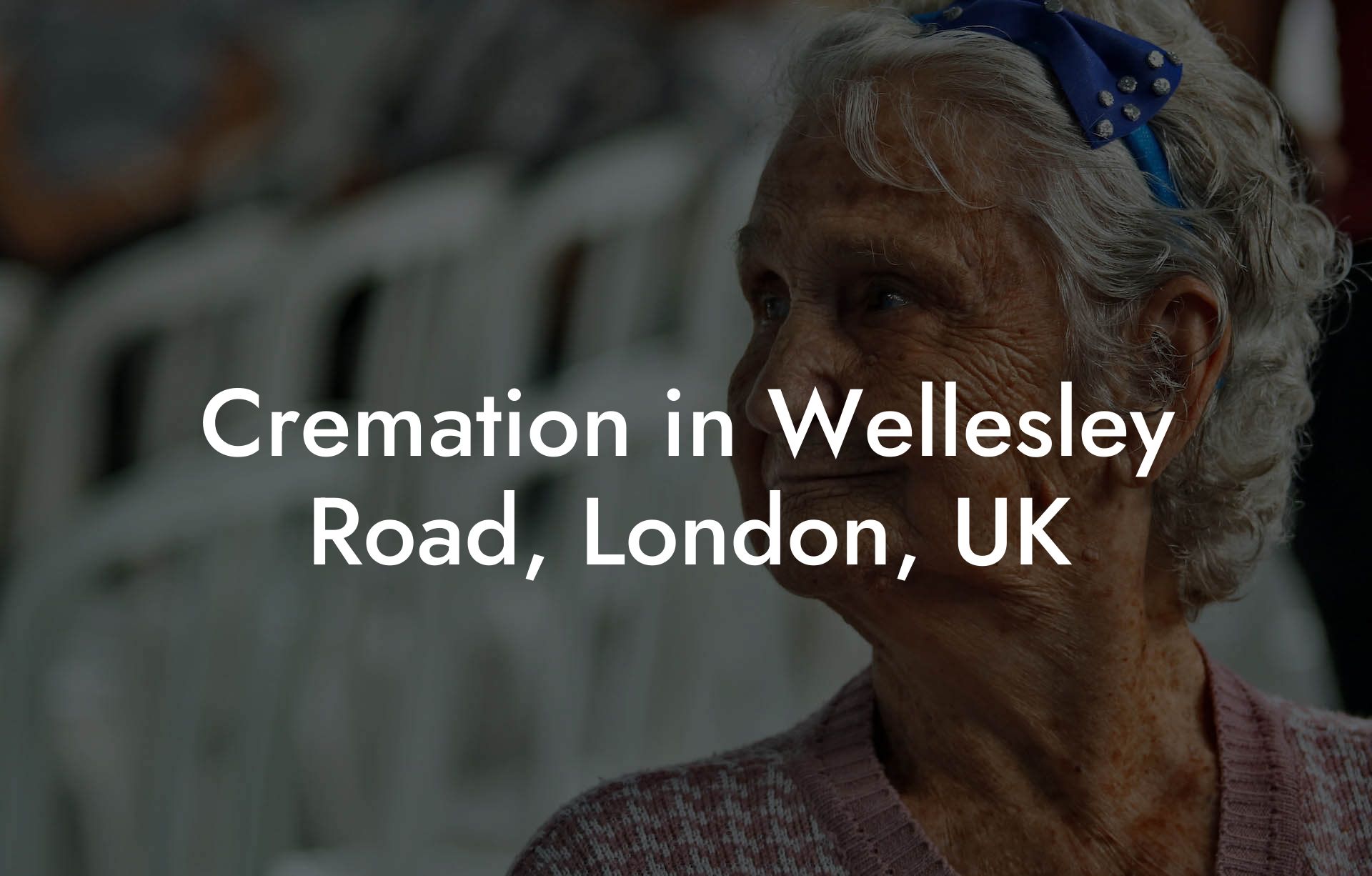 Cremation in Wellesley Road, London, UK