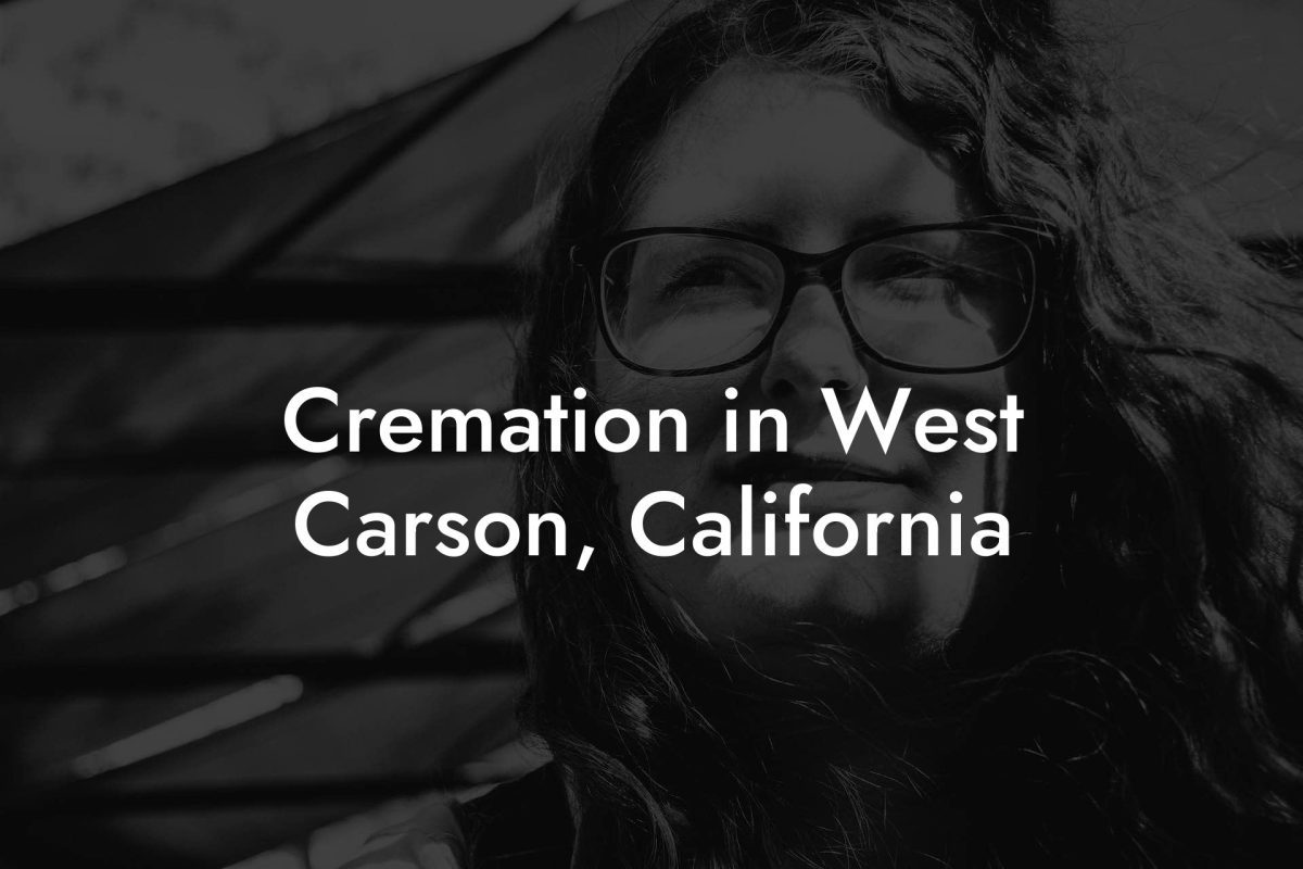 Cremation in West Carson, California