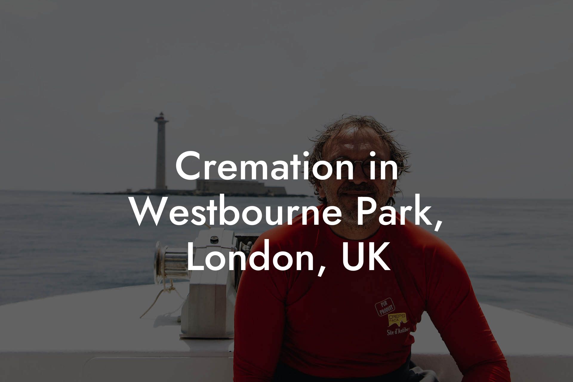 Cremation in Westbourne Park, London, UK
