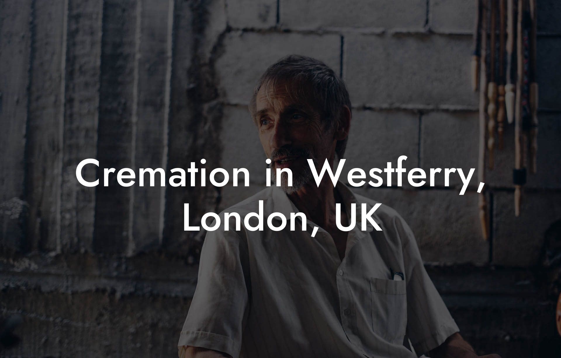 Cremation in Westferry, London, UK