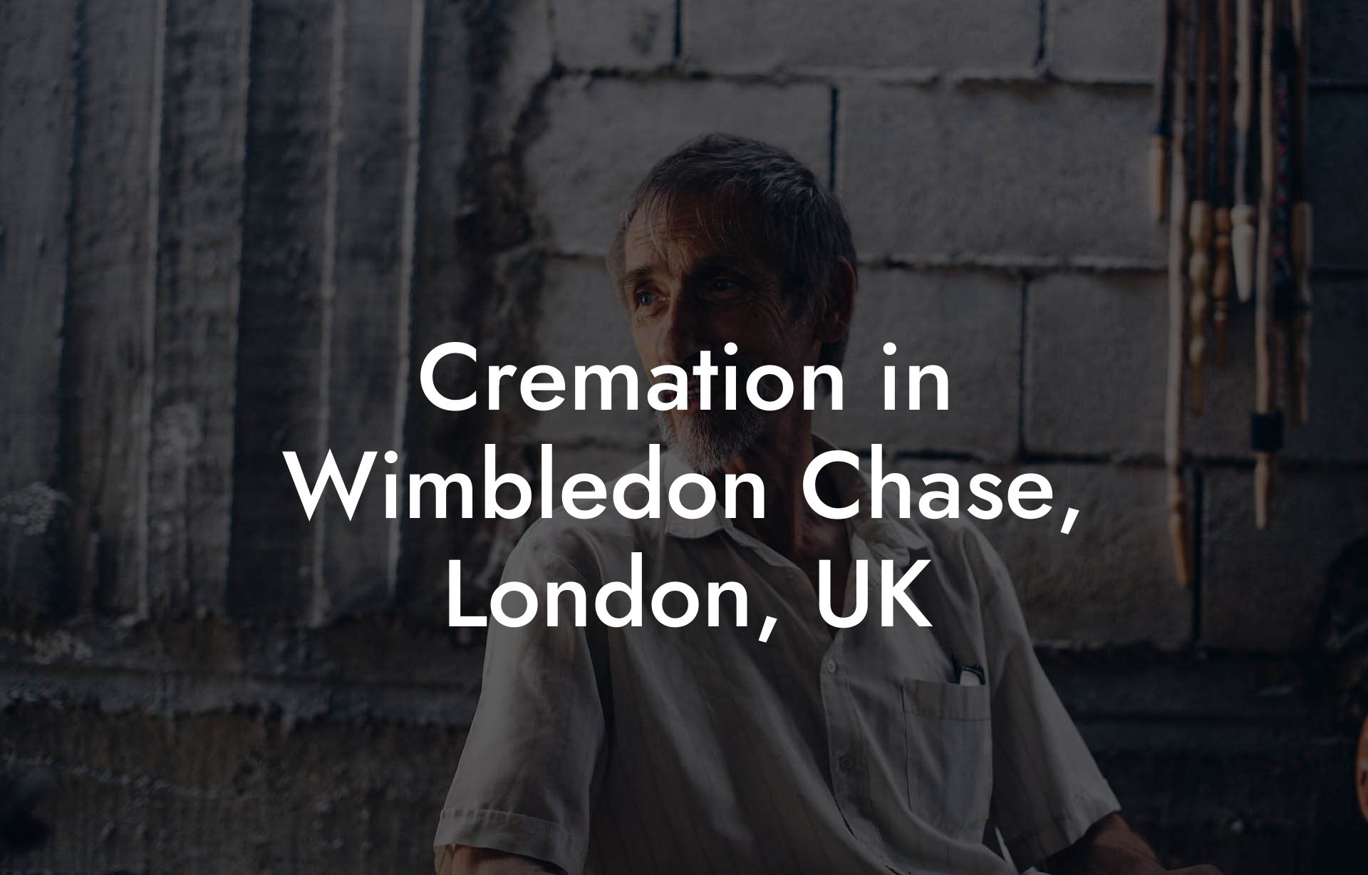 Cremation in Wimbledon Chase, London, UK
