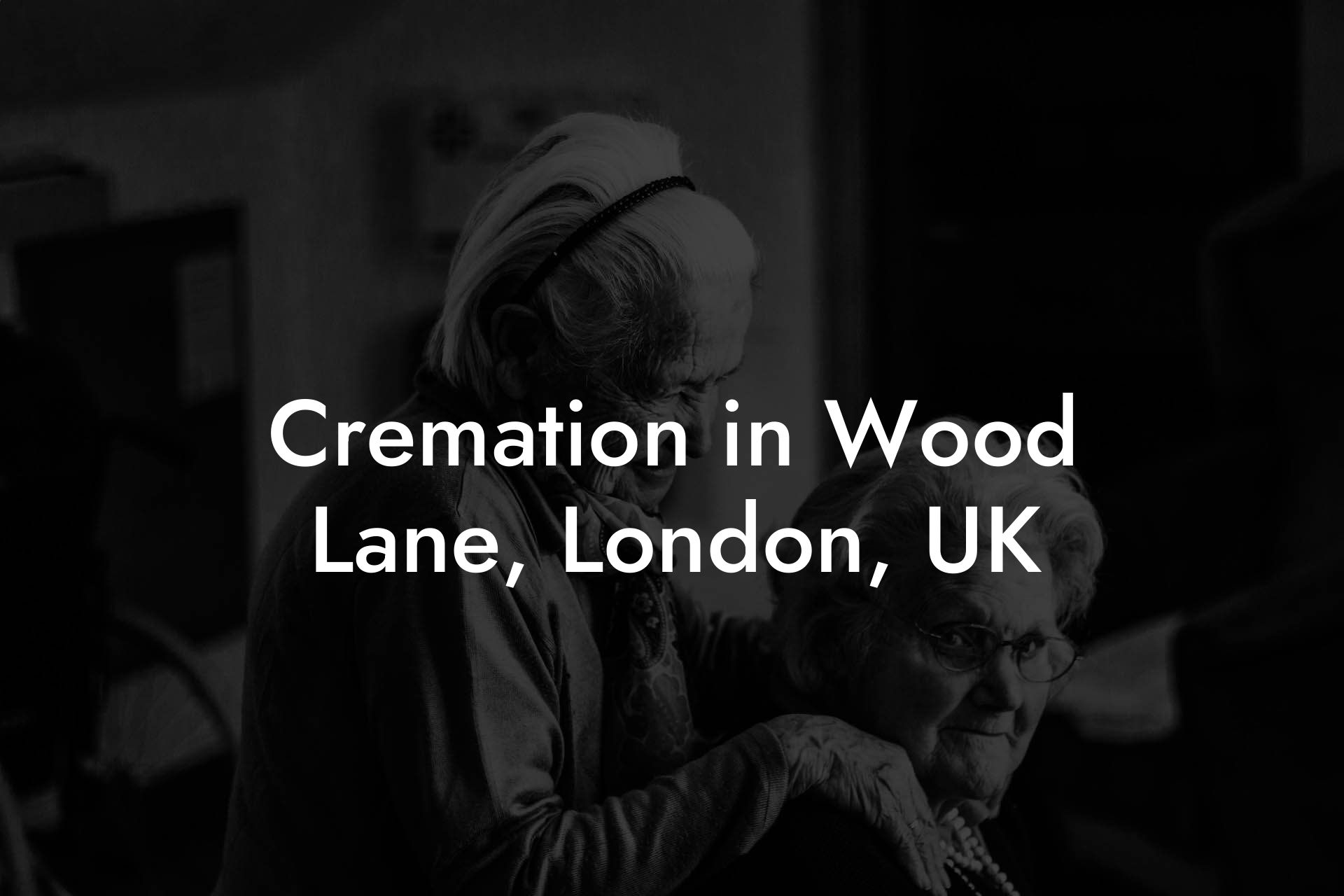 Cremation in Wood Lane, London, UK