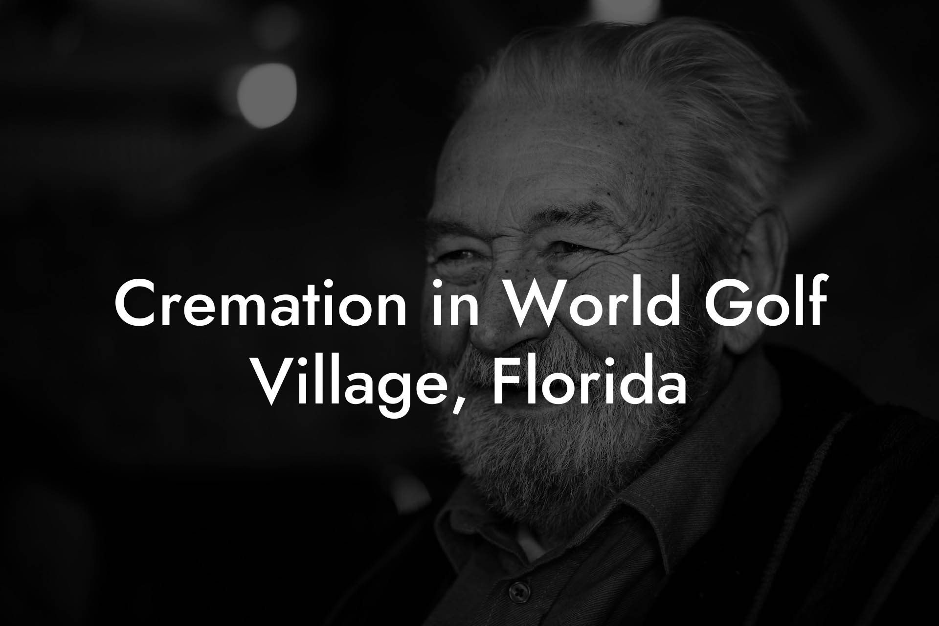 Cremation in World Golf Village, Florida