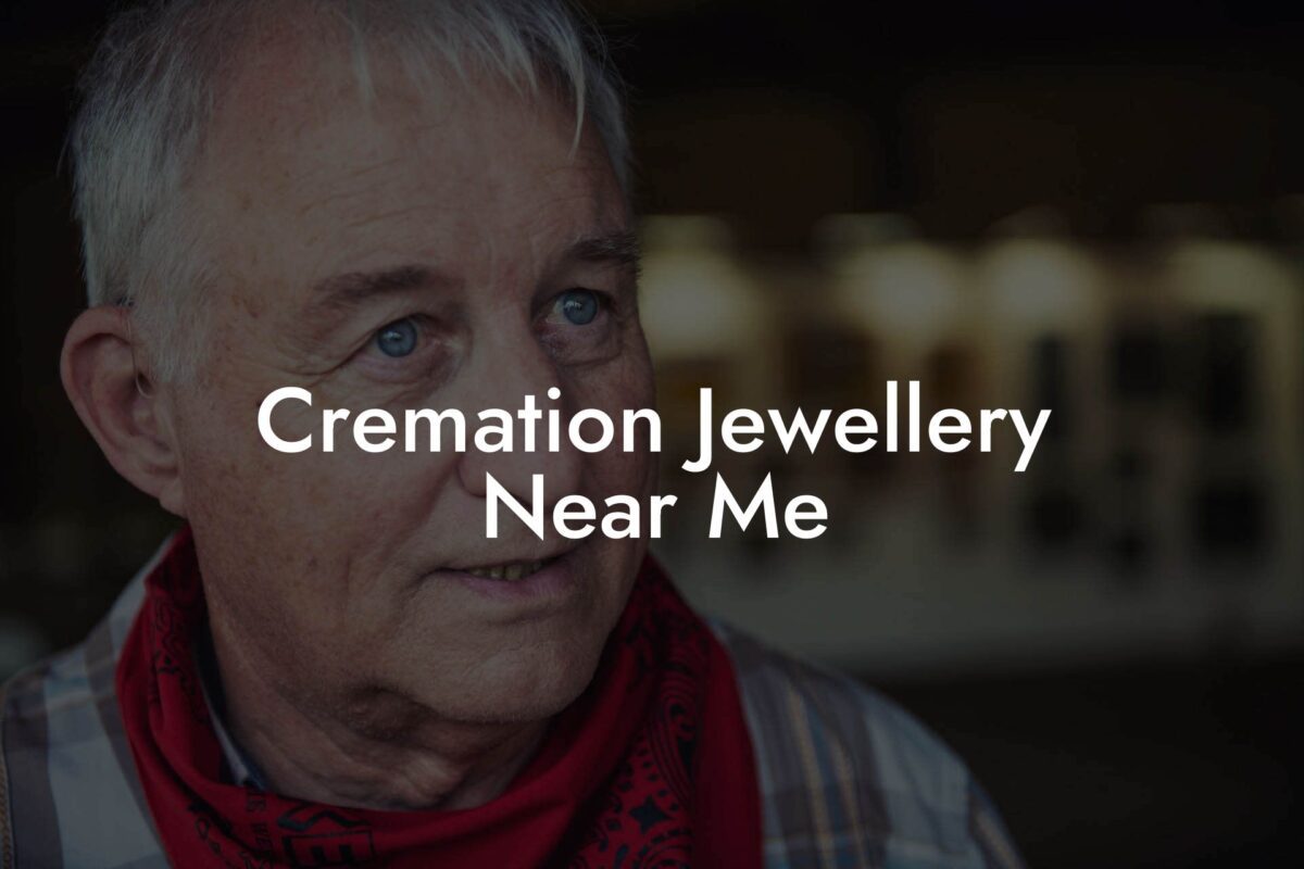 Cremation Jewellery Near Me