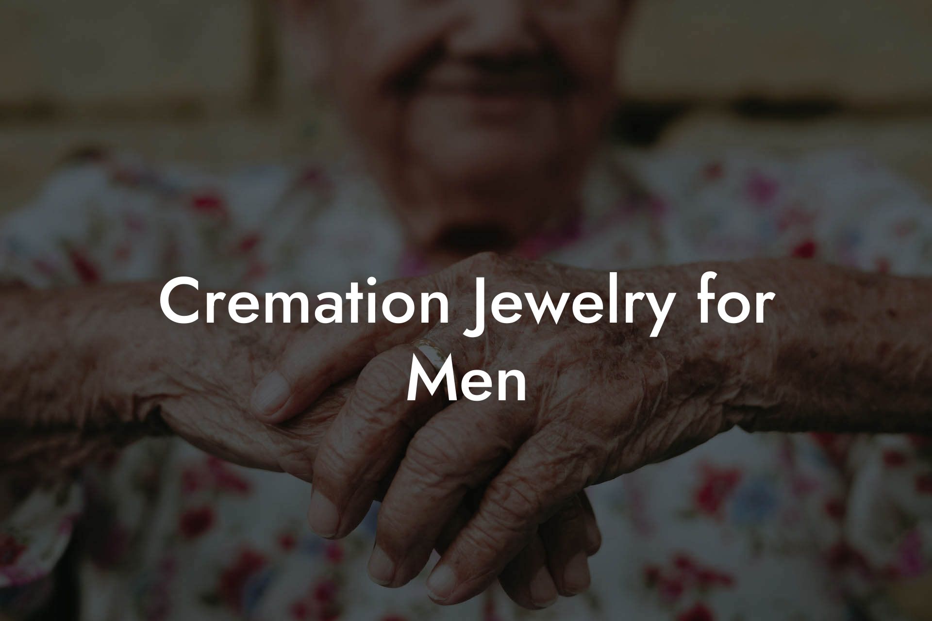 Cremation Jewelry for Men