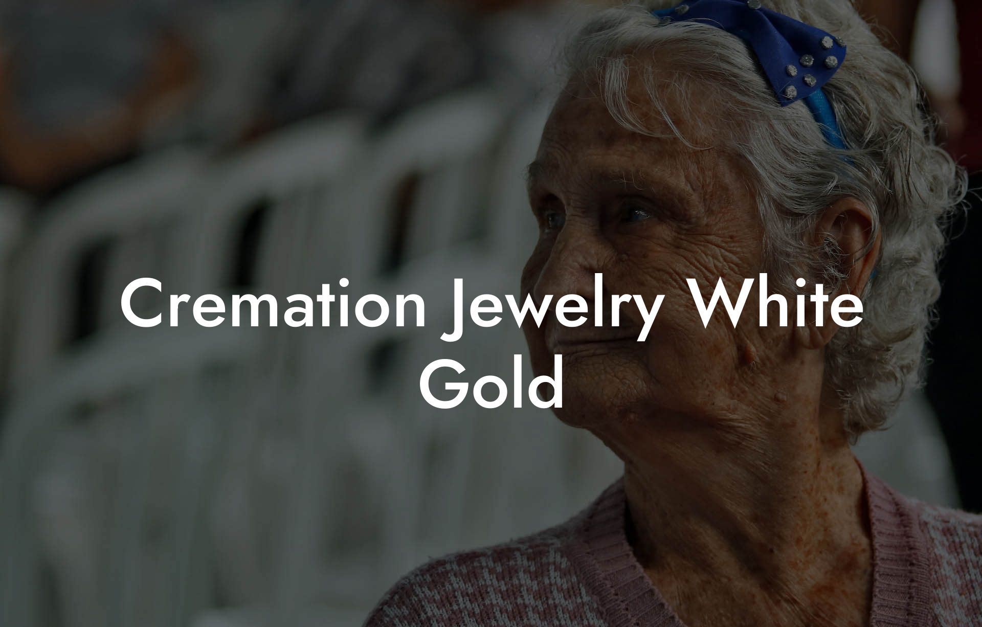 Cremation Jewelry White Gold
