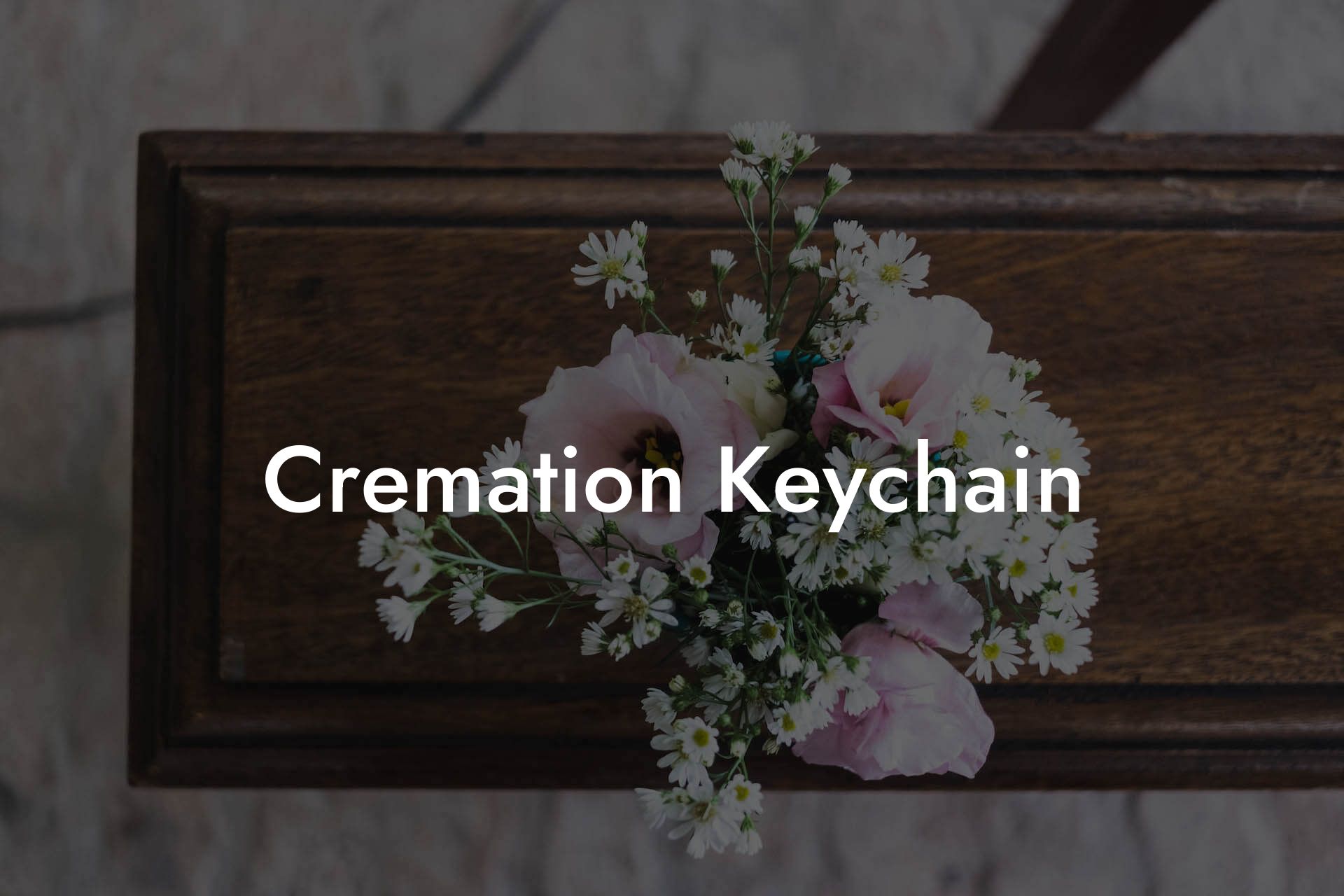 Cremation Keychain