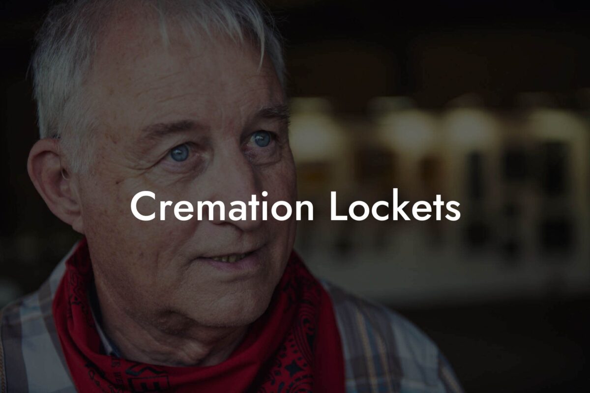 Cremation Lockets