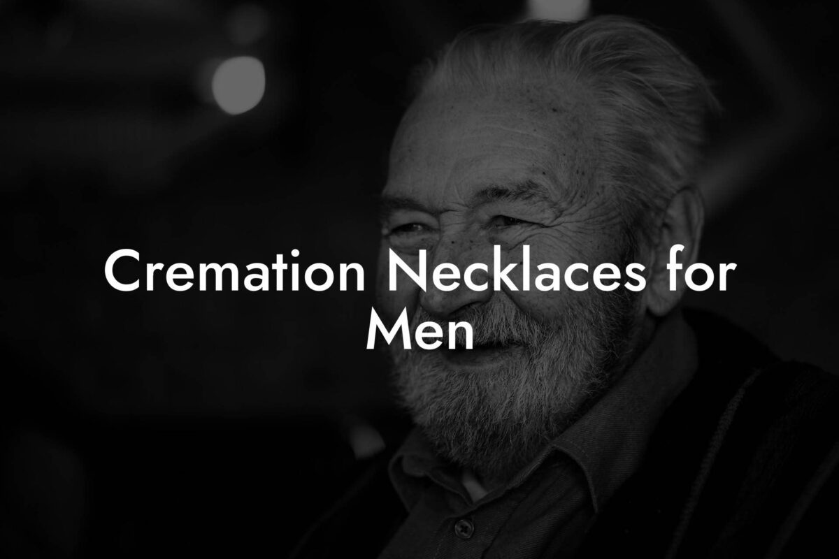 Cremation Necklaces for Men