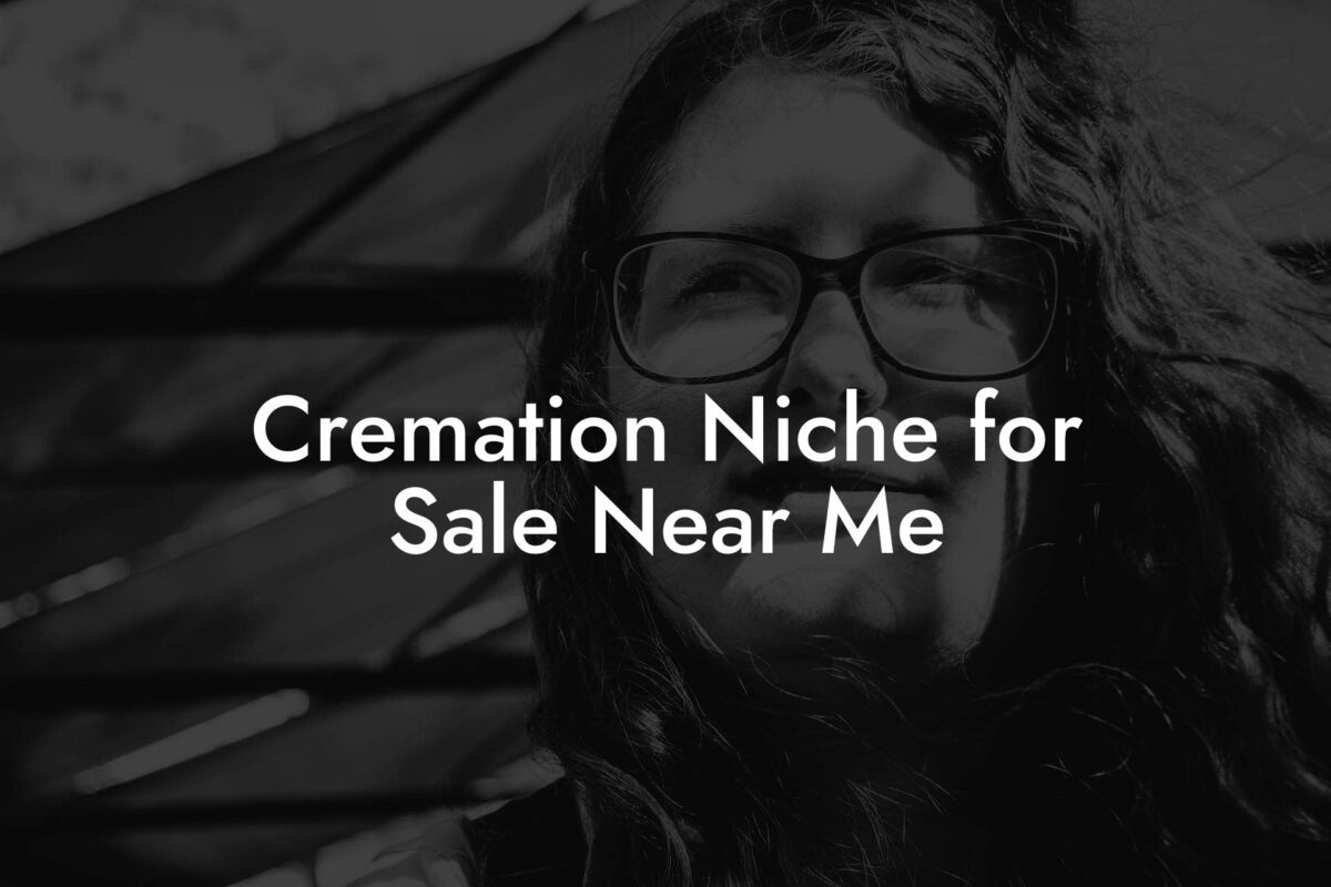 Cremation Niche for Sale Near Me