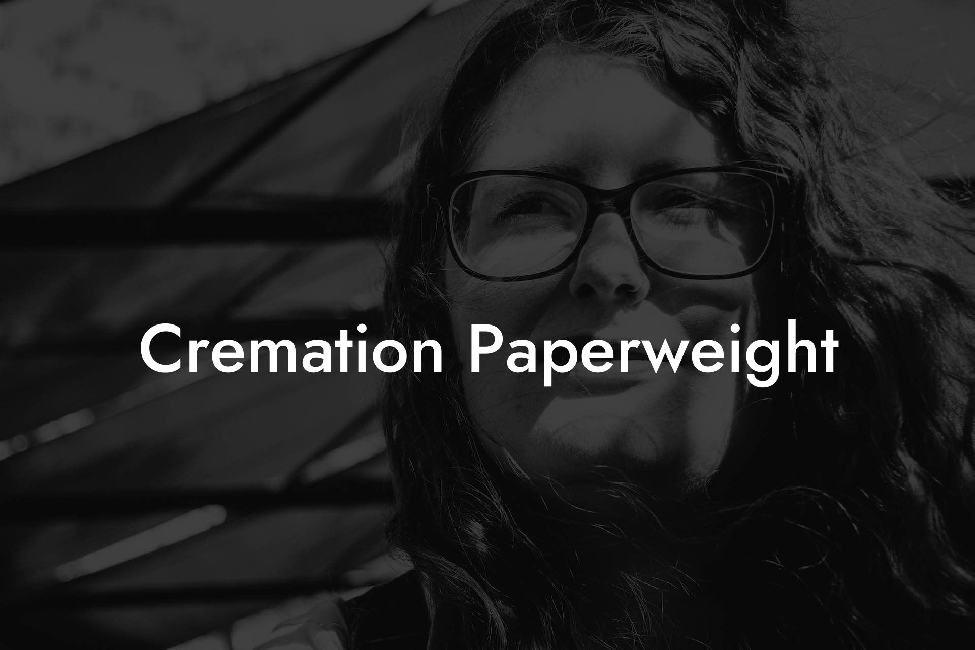 Cremation Paperweight