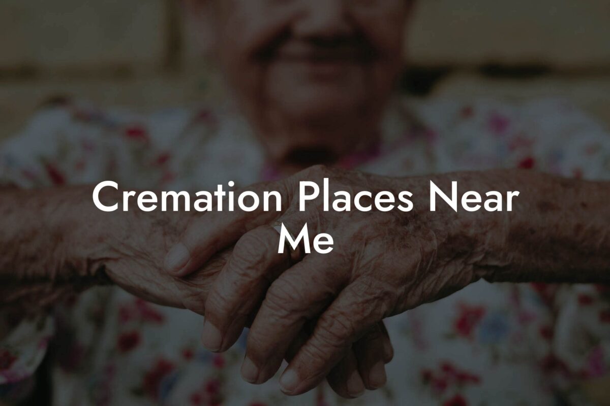 Cremation Places Near Me