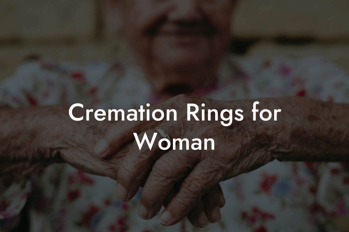 Cremation Rings for Woman