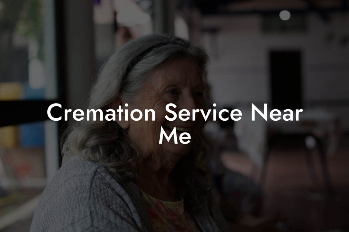 Cremation Service Near Me