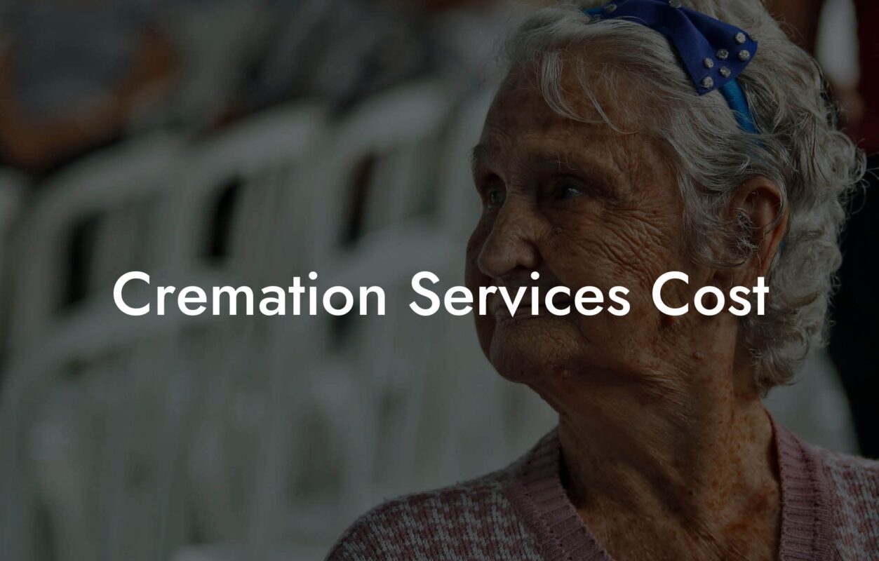 Cremation Services Cost