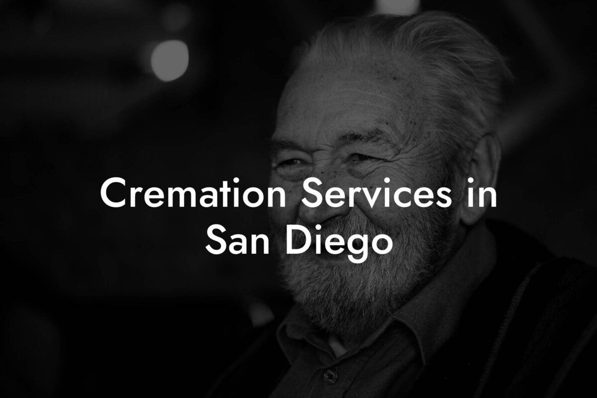 Cremation Services in San Diego