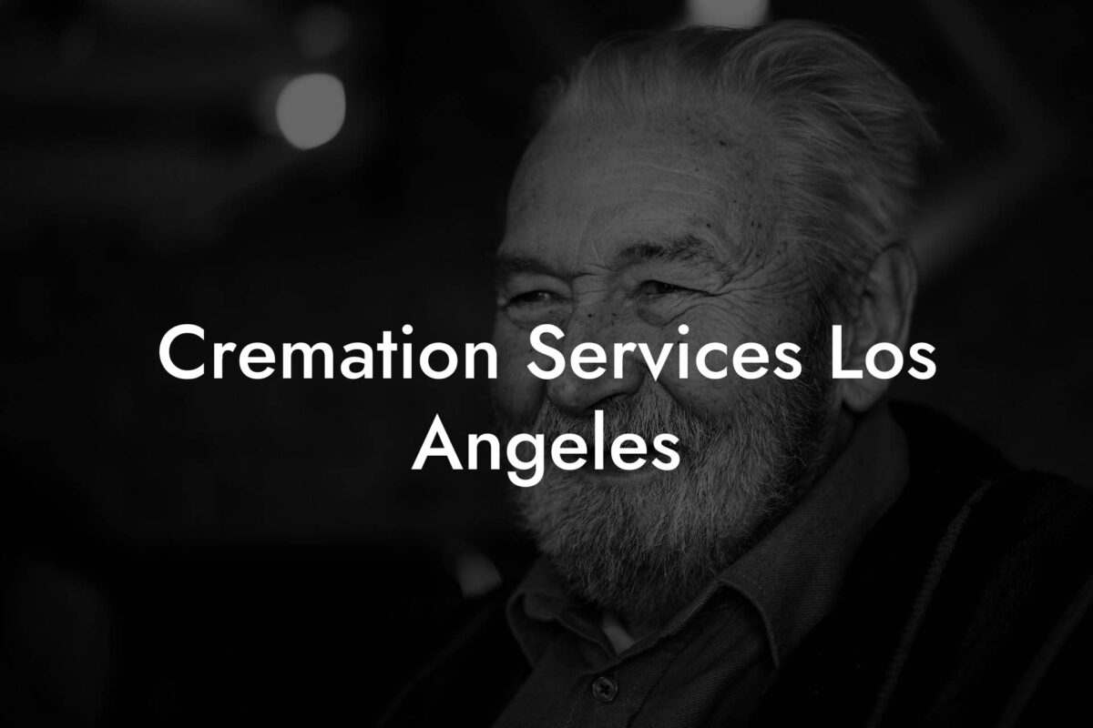 Cremation Services Los Angeles