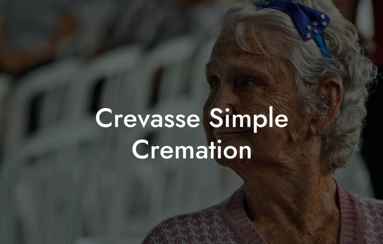 Crevasse Simple Cremation