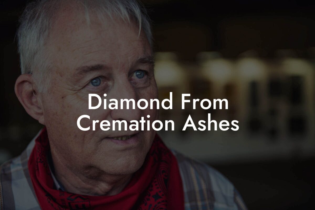 Diamond From Cremation Ashes