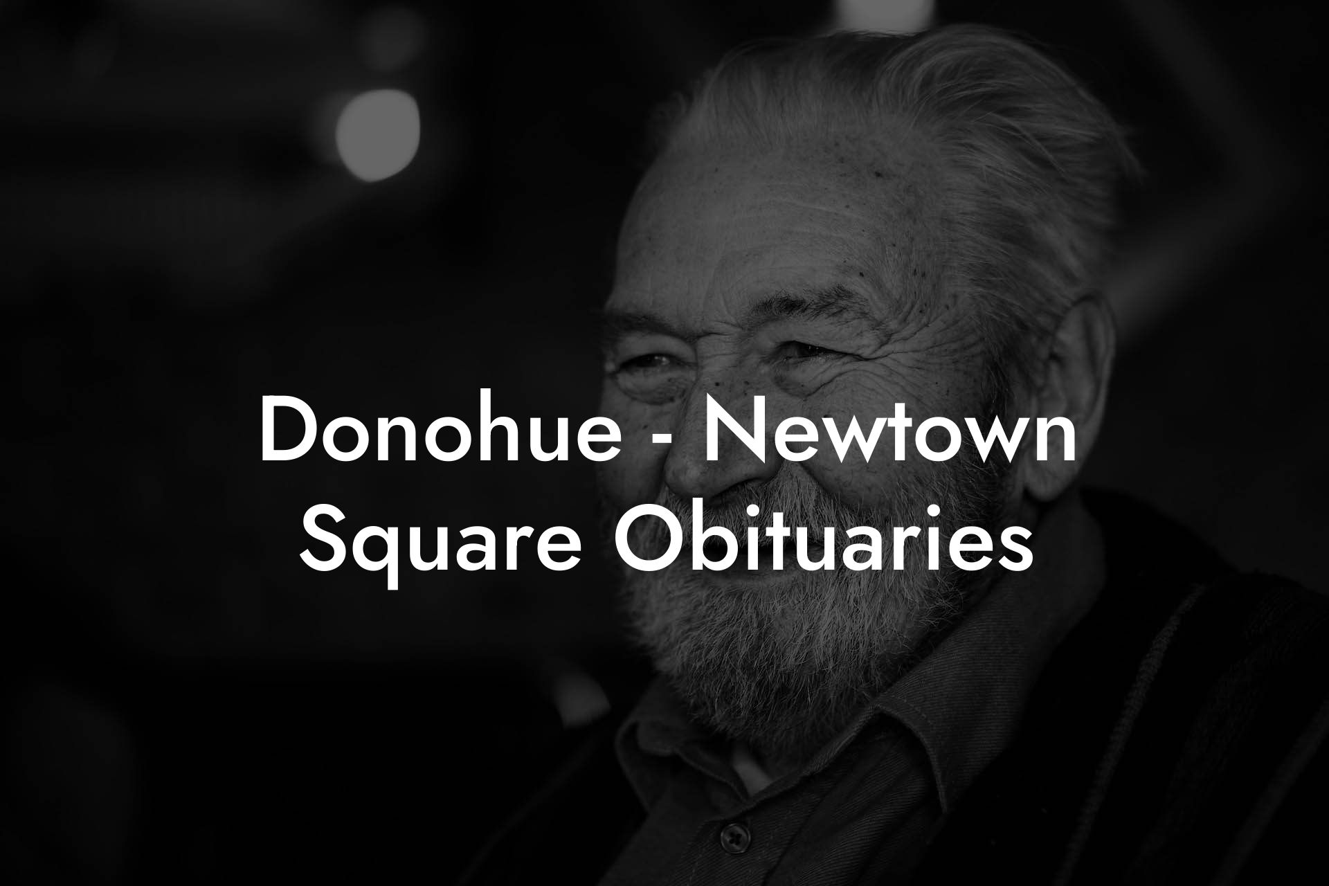 Donohue - Newtown Square Obituaries