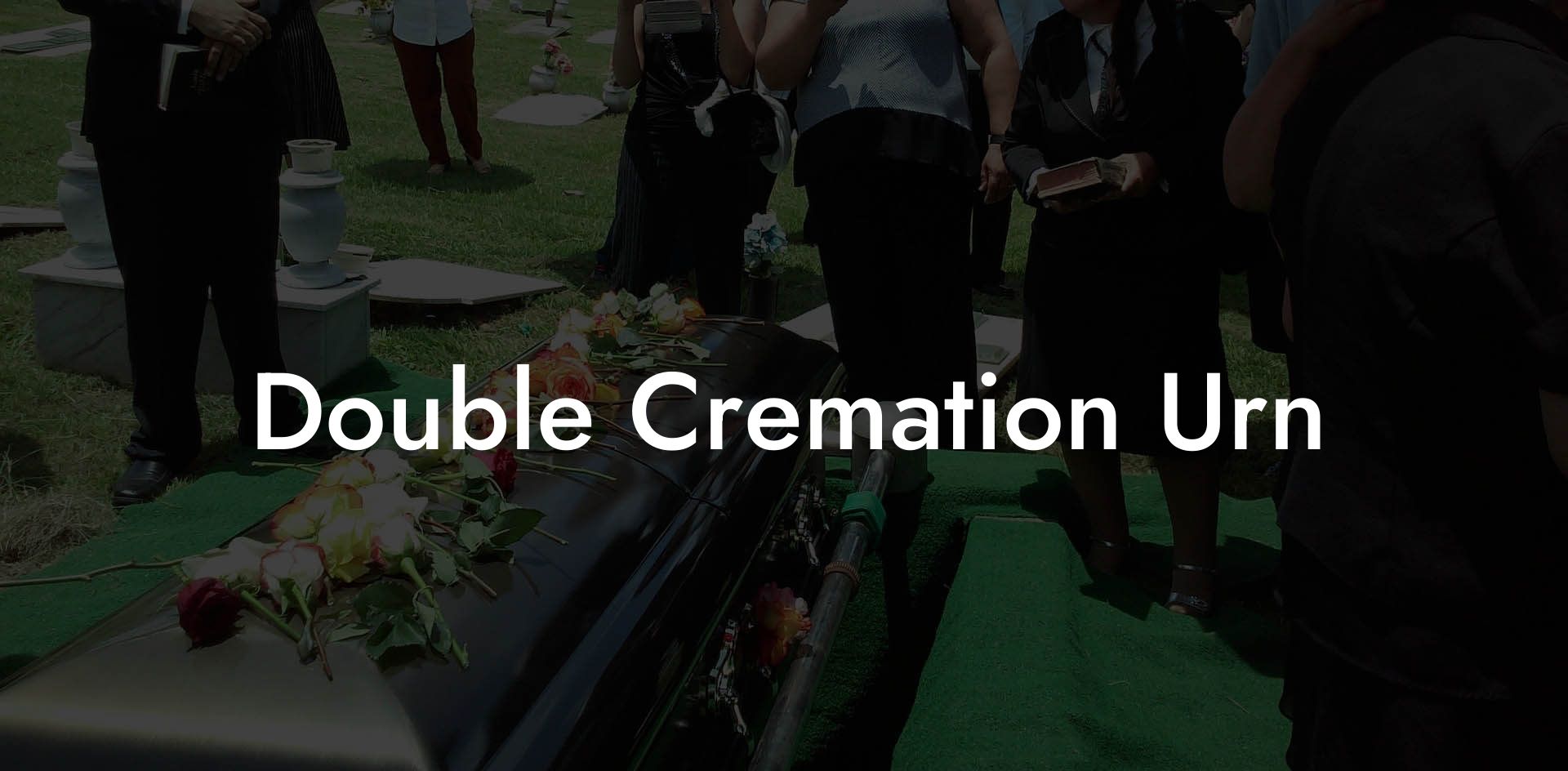 Double Cremation Urn